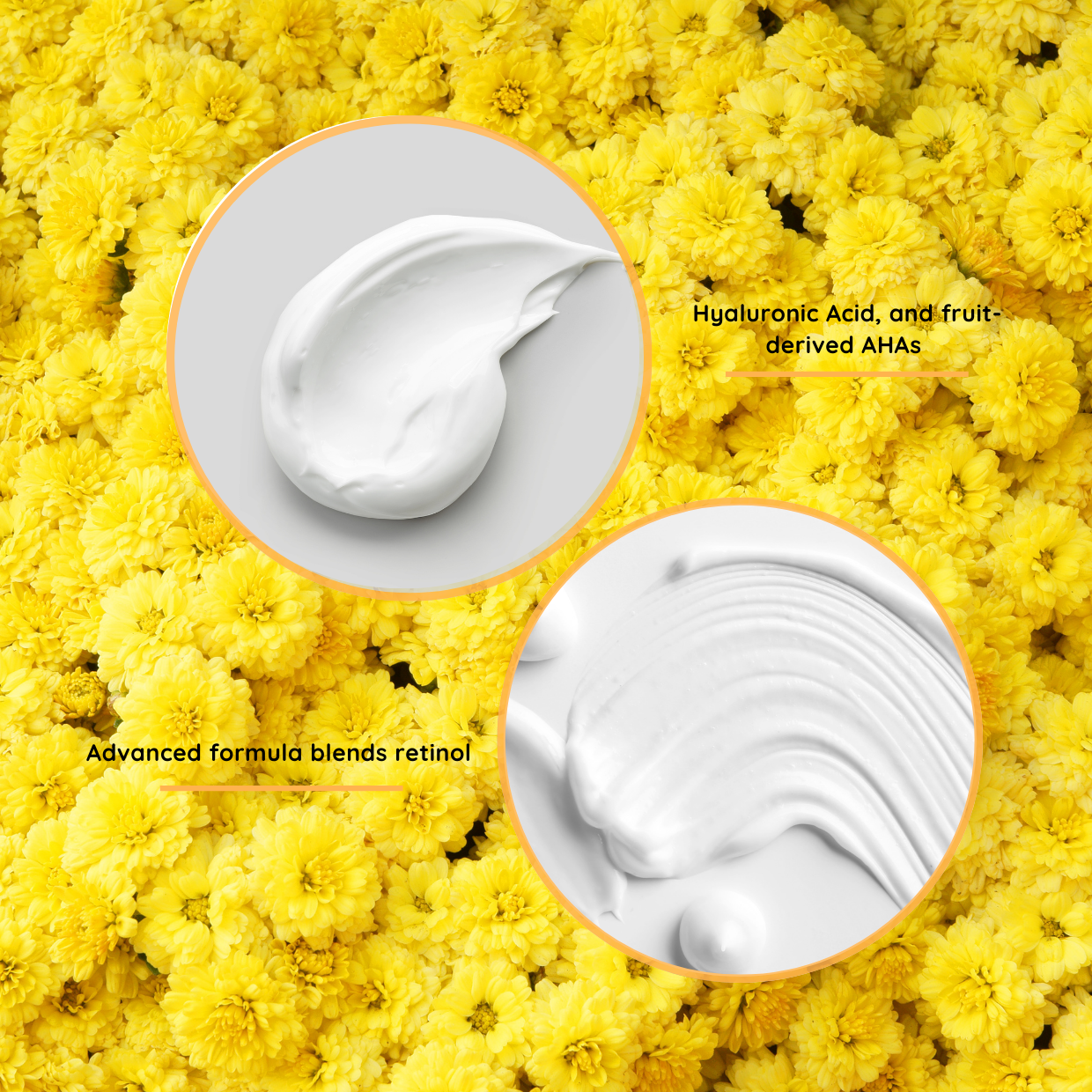 Medium Face Cream with Retinol - Vita C & Hyaluronic Acid
