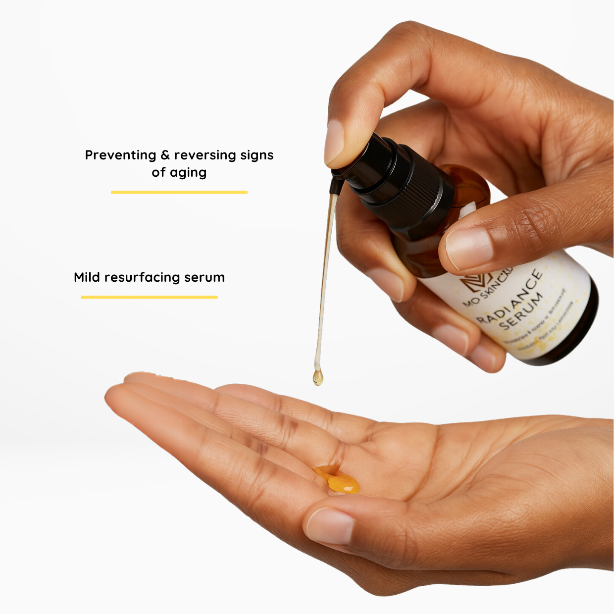 RADIANCE SERUM. Retinol - Ascorbic Acid - Fruit Acids & Hyaluronic Acid