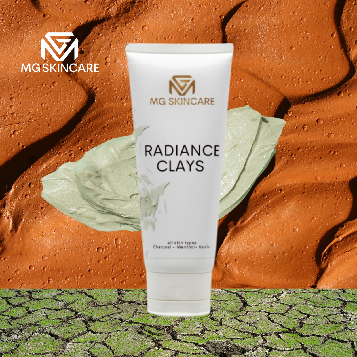 RADIANCE CLAYS - 3 in 1 ( CLEANSER - EXFOLIATOR + MASK )