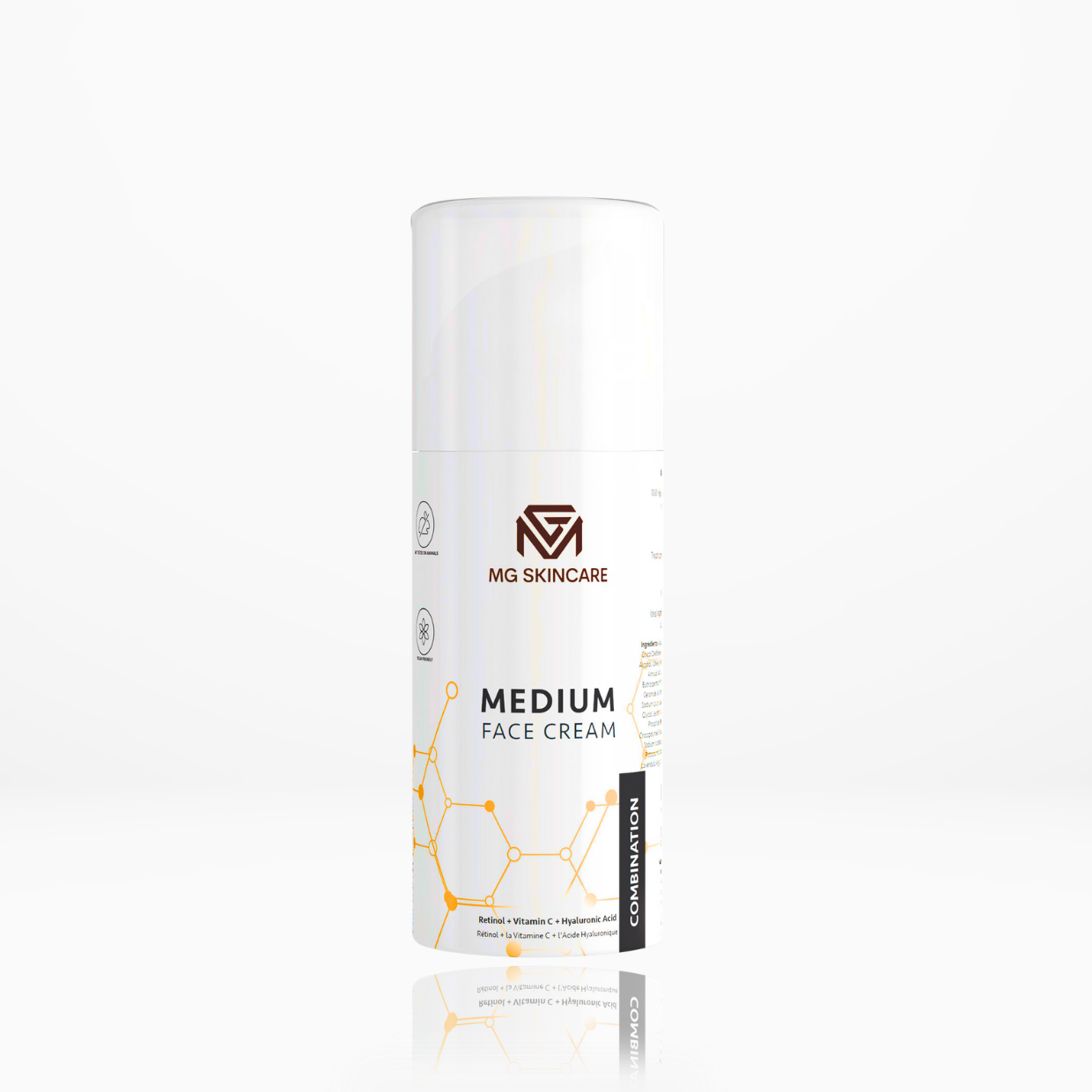 Medium Face Cream with Retinol - Vita C & Hyaluronic Acid