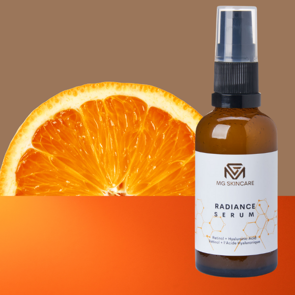 RADIANCE SERUM WITH PLANT BASED VITAMIN C & A + HYALURONIC ACID.