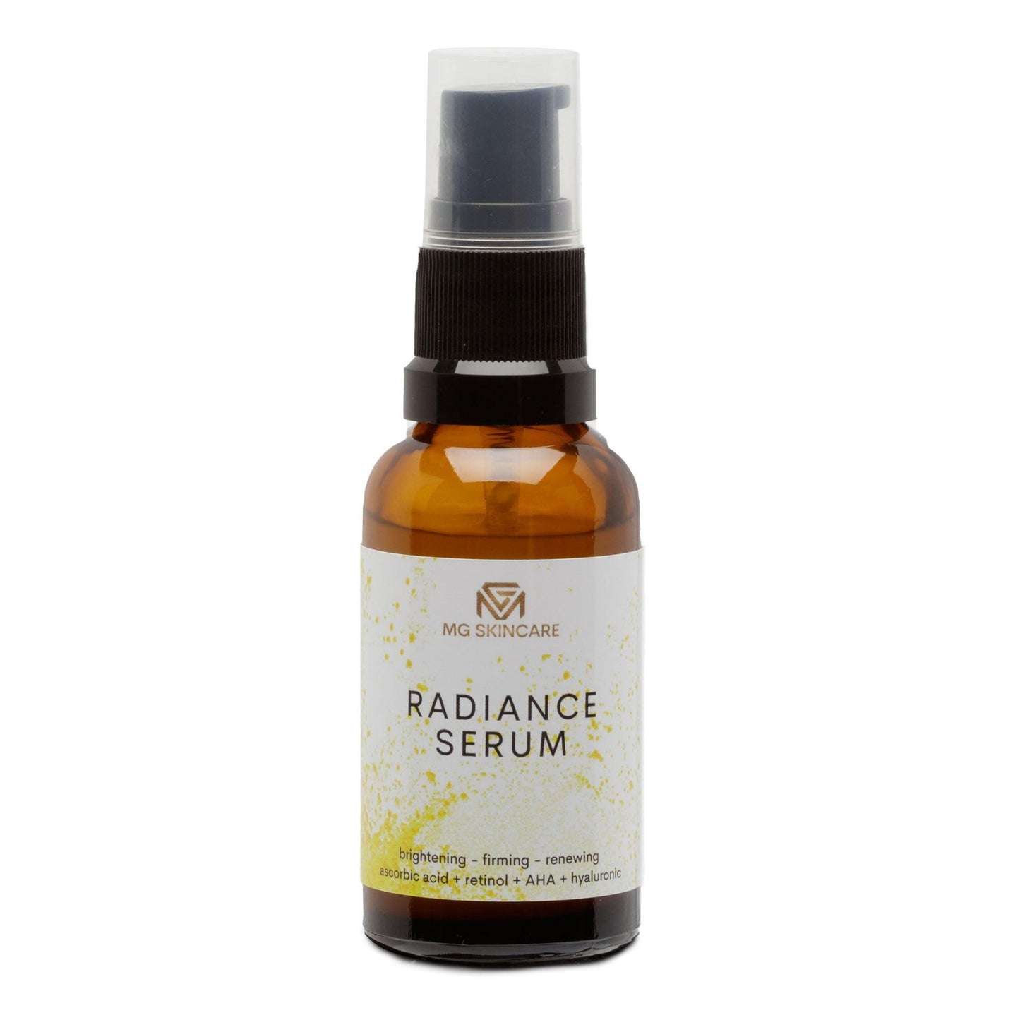 RADIANCE SERUM. Retinol - ascorbic acid - fruit acids & hyaluronic acid. - MG Skincare