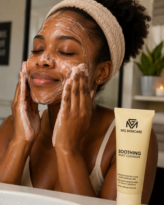SOOTHING MILKY CLEANSER - FACE & EYES MAKEUP REMOVAL/CLEANSER