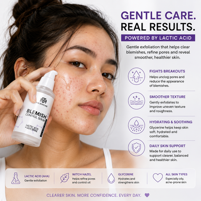 LACTIC ACID SERUM/BLEMISH CONTRO SERUM WITH LACTIC ACID.