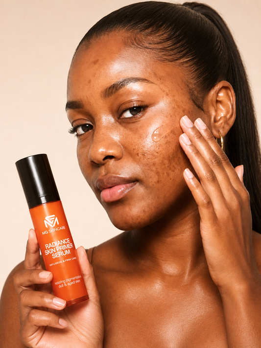 RADIANCE SERUM WITH PLANT BASED VITAMIN C & A + HYALURONIC ACID.