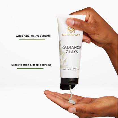 RADIANCE CLAYS - 3 in 1 ( CLEANSER - EXFOLIATOR  + MASK )