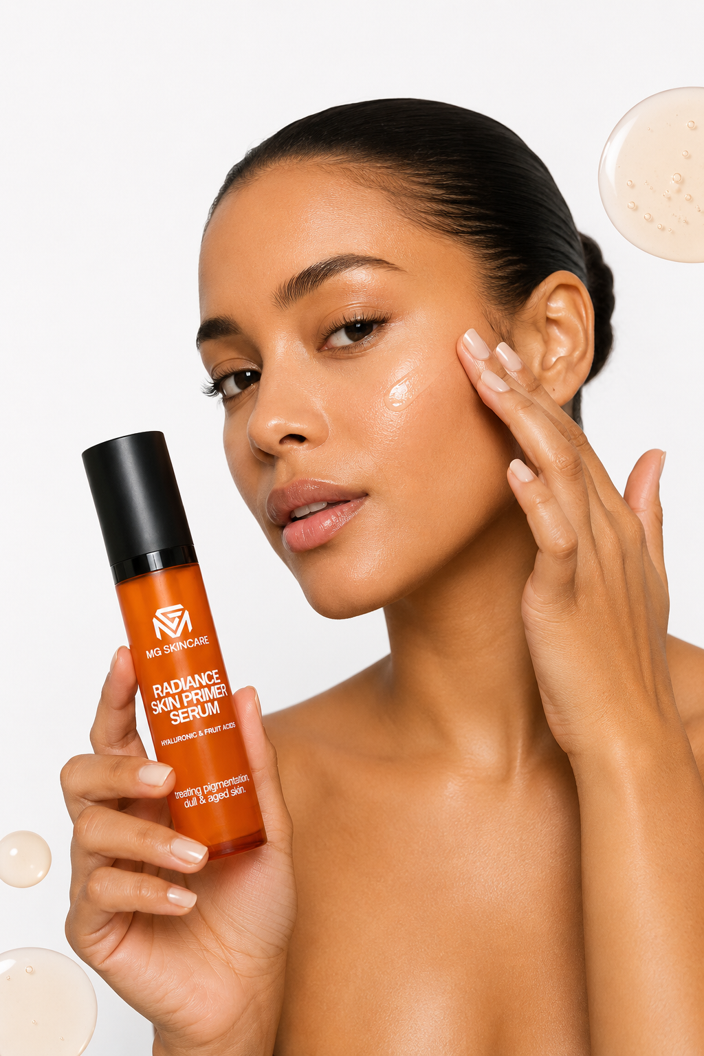 RADIANCE SERUM WITH PLANT BASED VITAMIN C & A + HYALURONIC ACID.