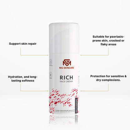 Rich Face Cream with B3 - Niacinamide - Avena Oil & Healing Oils