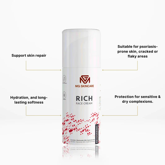 Rich Face Cream with B3 - Niacinamide - Avena Oil & Healing Oils