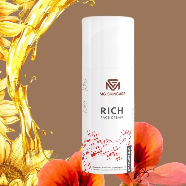 RICH FACE CREAM TREATING AGING.DAMAGED & ROSACEA.