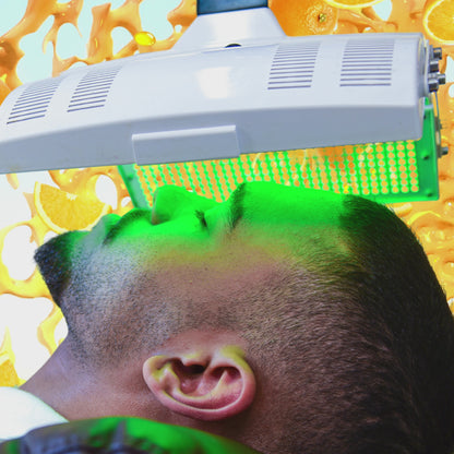 Personalized LED facial treatment for acne and pigmentation