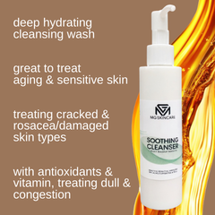 SOOTHING MILKY CLEANSER - FACE & EYES MAKEUP REMOVAL/CLEANSER